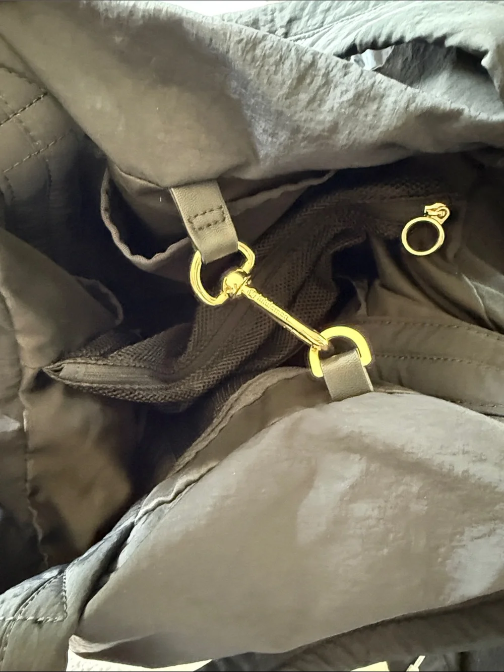Lululemon Black tote bag for gym or travel